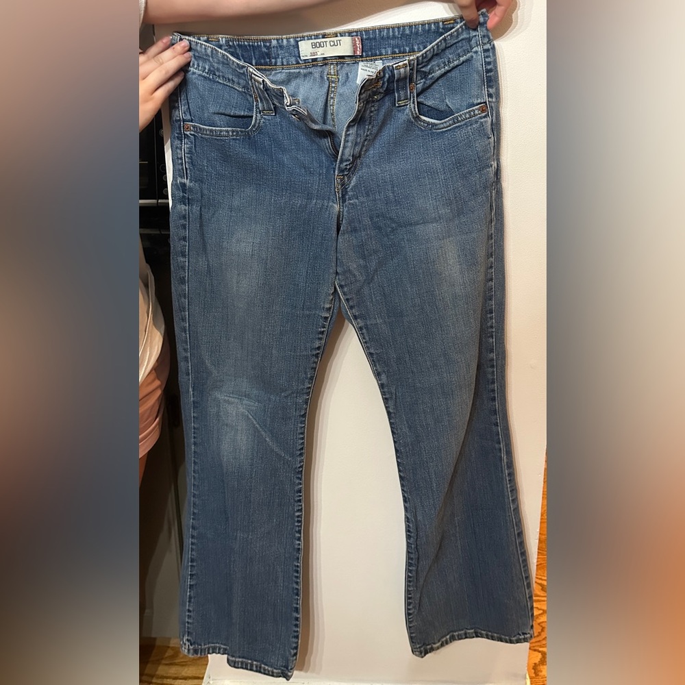 Vintage Levi's Blue Boot Cut Jeans Classic Style